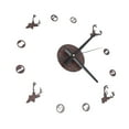 thumbnail image 4 of Frameless Wall Clock Deer Head 3D Effect Self Adhesive DIY Clock with Silent Movement for Living Room Bedroom Office, 4 of 8