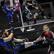 RDX IMMAF Approved Shin Guards, Competition Level Neoprene Shin Pads for Sparring and Grappling, MMA Muay Thai Kickboxing Training, Professional Shin Insteps Protection, Men Women