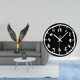 thumbnail image 2 of Estatua de para el hogar, estatua hecha a mano de resina, reloj de pared decorativo, reloj silencioso, acrílico, arte abstracto moderno, adecuado, 2 of 8