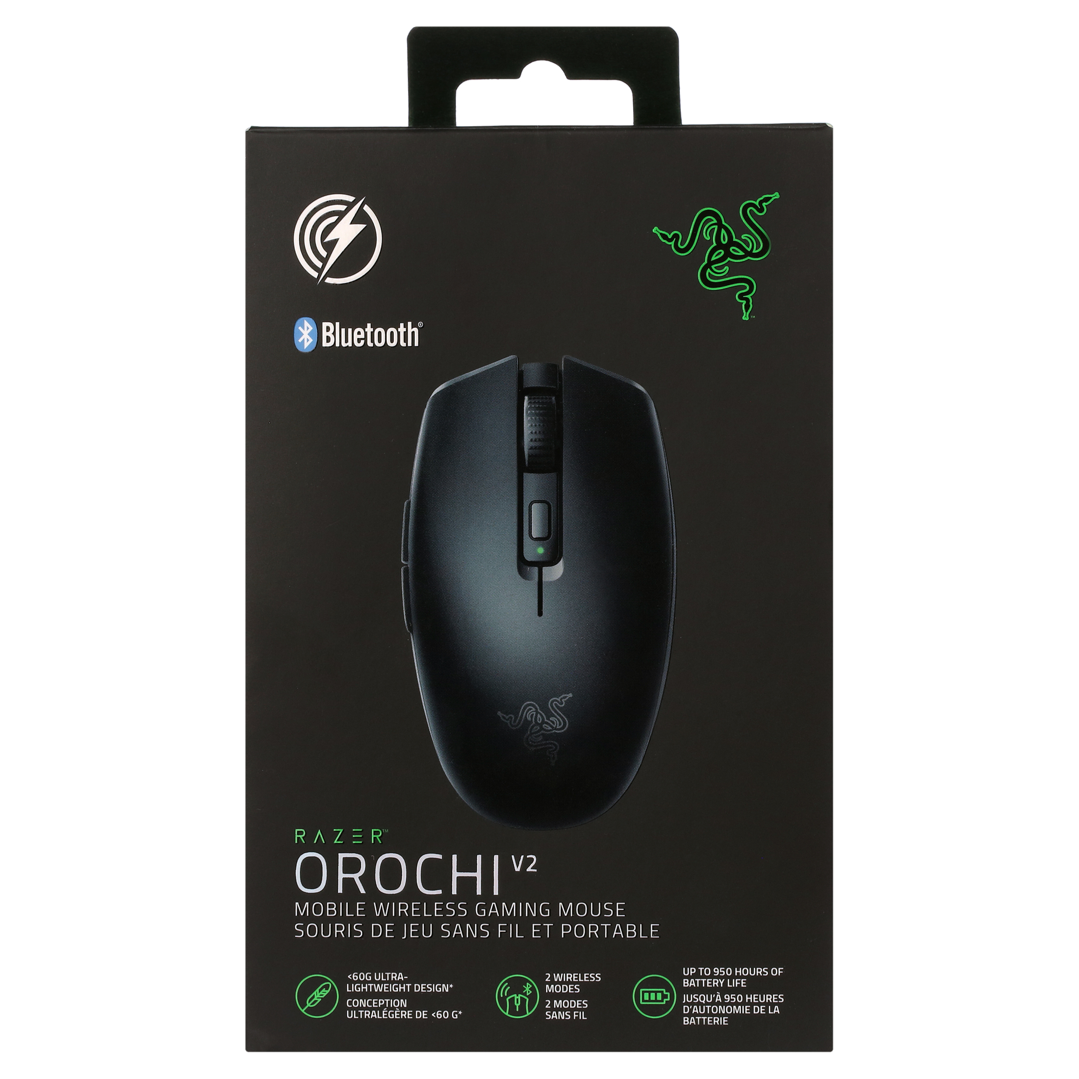Razer Orochi V2 Wireless Optical Gaming Mouse, Black photo 2