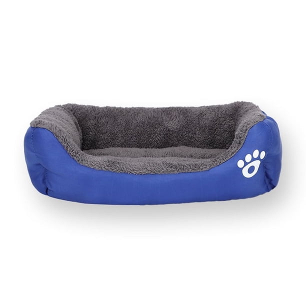 Nido para gatos de color caramelo con huella de color para mascotas, nido para gatos, cálido para invierno, almohadilla grande para perros
