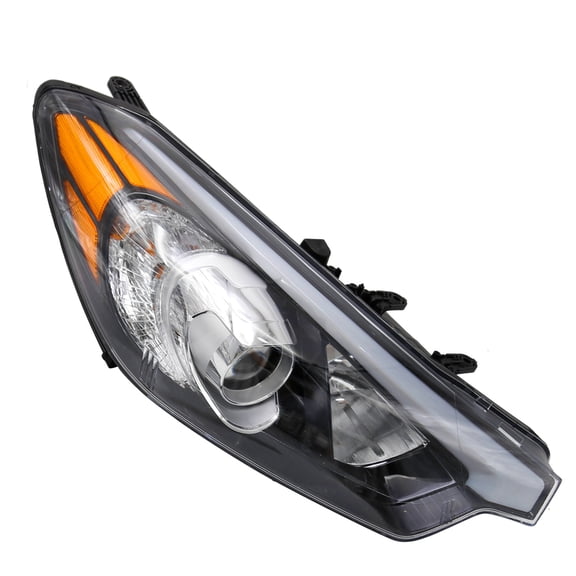 Anxingo 92101A7200 Right Halogen Headlight Assembly no LED, Replacement for Kia Forte LX EX2014-2016, Replaces 92101-A7200
