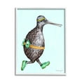 thumbnail image 4 of Stupell Industries Kiwi Bird Jogging Exercise Clothing Sneakers Illustration Graphic Art White Framed Art Print Wall Art, Design by Amelie Legault, 4 of 5