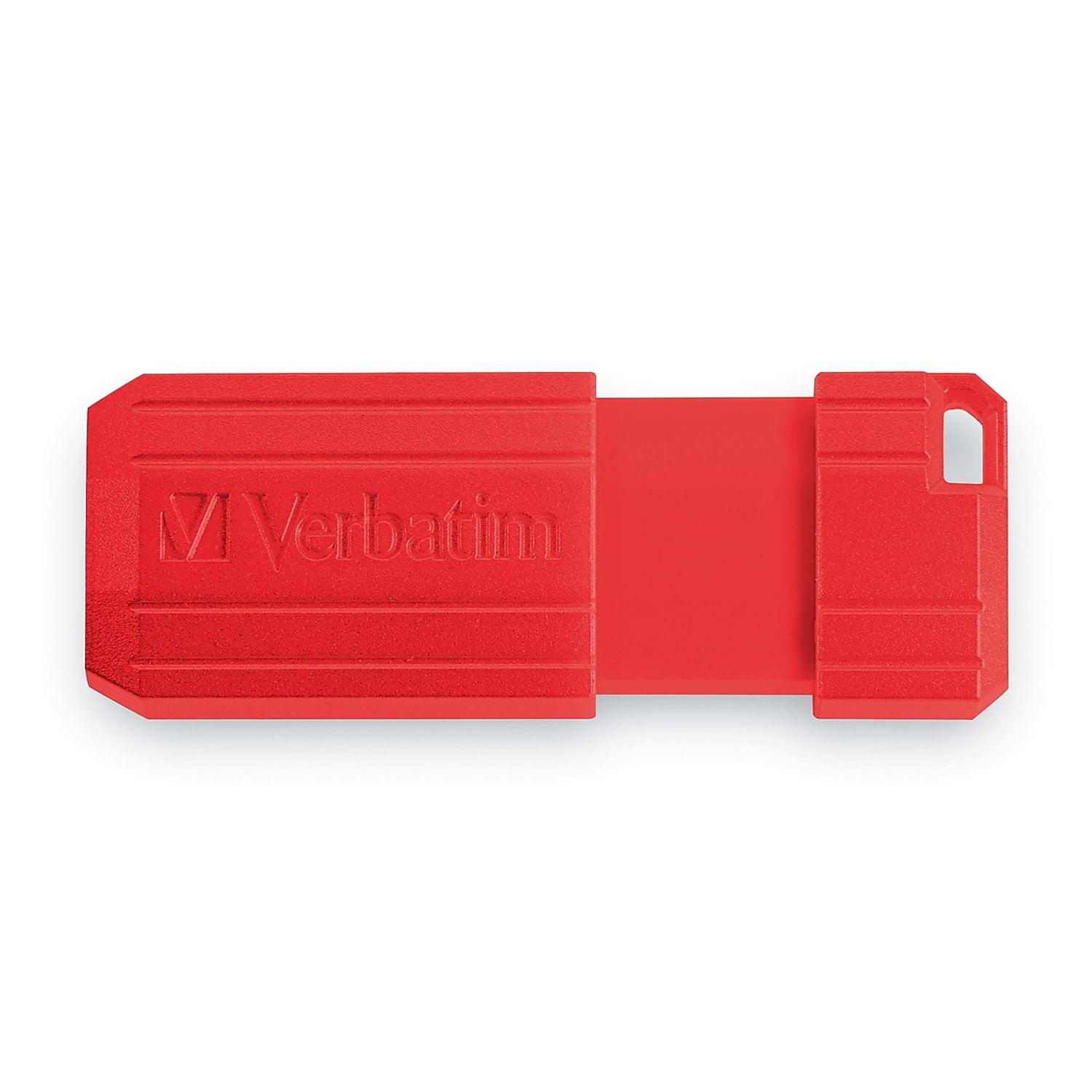 Verbatim PinStripe 128GB USB 2.0 Type-A Flash Drive Red and Blue 2/Pack (70391)