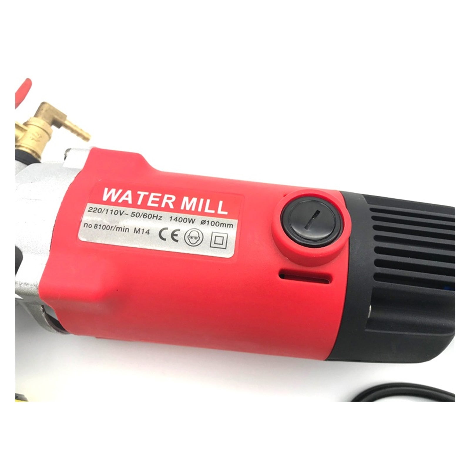 Wet Polisher,1400W/110V Variable Speed 4'' Grinder Machine, Granite Diamond Polisher With Pads Concrete Polisher Stone Polisher Kit for Tile,Marble,Gr