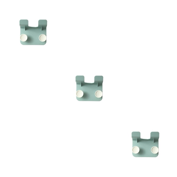 Billuyoard Soporte para secador de pelo Estante para soplador de aire montado en la pared Estante de plástico Colgando Organizador para el hogar Soporte Verde 3piezas Billuyoard CBP225523