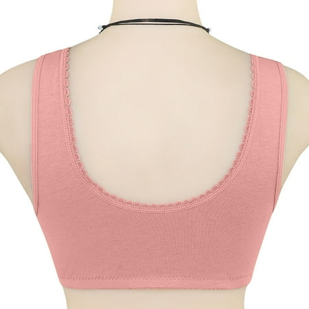 

Umitay Bra Women s Sports Front Closure Extra-Elastic Breathable Lace Trim Bra