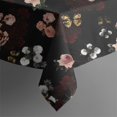 thumbnail image 5 of Pioneer Flower Floral Print Pattern Square Tablecloth,Waterproof Square Table Cover,Wipeable Spillproof Washable Table Cover for Home Kitchen Party Decor 52"x52"(132x132cm), 5 of 6