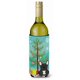 thumbnail image 1 of ""Caroline'S Treasures Bb4139Literk Feliz Árbol De Navidad Bulldog Francés Botella De Vino Negra Aislante Para Bebidas Abrazadera 750 Ml Multicolor"", 1 of 1