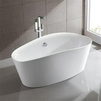 Bellaterra Home BA7528 67 in. Grasse Freestanding Bathtub, White