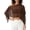 Coffee, variant on Breathable Polyester Shawl Multiple Solid Color Scarf Capelet Stole For Outdoor Activity And Daily Wear