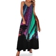 thumbnail image 1 of Aurora boreal de Alaska Aurora boreal Vestido sin mangas Vestido de lujo Vestidos de novia para fiestas, 1 of 7