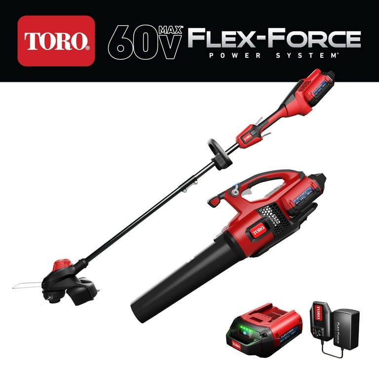 Toro Flex-Force 60V Max Electric Cordless Leaf Blower 13'' Weed