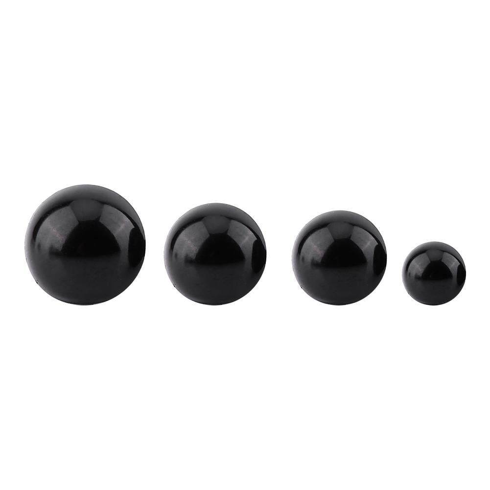 9mm 100pcs 6//9//10//12mm Black Plastic Doll Safety Eyes with Washer for Teddy Bear Felting Toys Plastic Doll Eyes
