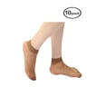 thumbnail image 2 of Unique Bargains Women Dots Pattern Ankle Length Stretchy Sheer Socks 10 Pairs Brown, 2 of 5
