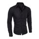 thumbnail image 1 of Mens Long Sleeve Button Down Dress Shirt Business Formal Party Slim Shirts Tops, 1 of 8