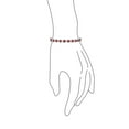 thumbnail image 4 of Bling Jewelry Womens Romantic 20CTW Cubic Zirconia Red Heart Shape CZ Tennis Bracelet 7 Inch Silver Plated Rhodium, 4 of 5