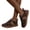 Brown, variant on IEMIEMIEM Women Fashion Sneakers Platform Retro Gum Sole Casual Tennis Skate Shoe Genuine Leather Walking Footwear Anti Slip Trainers Brown 11.5 Wide