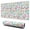 Pioneer Flower Floral-2, variant on Long Mouse Pads for Desk,Pioneer Flower Floral Print Pattern Desk Mats on Top Of Desks, Desk Mouse Pad Extra Large with 3mm Non-Slip Base and Stitched Edge for Gaming,Office,Work,Home 31.5"x11.8"