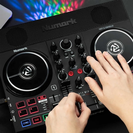 Numark Party Mix Live / LEDパーティライト搭載 スピーカー内蔵 DJコントローラー