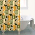 thumbnail image 4 of Yellow Lemon Fruit Mixed Fruits Yellow Pattern Shower Curtain 36"x72" ,Bathroom Decorative Shower Curtains Set with 12 Hooks,Modern Waterproof Washable Shower Curtain, 4 of 6