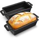 thumbnail image 1 of Molde para pan de hierro fundido con tapa, 23 x 13 cm: 2 en 1, resistente y apto para horno, para masa madre y pan casero., 1 of 5