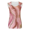 thumbnail image 4 of Dvkptbk Tank Haut pour les Femmes d'Été Casual Imprimé Sans Manches Col Rond Blouse en Vrac Tops, 4 of 4