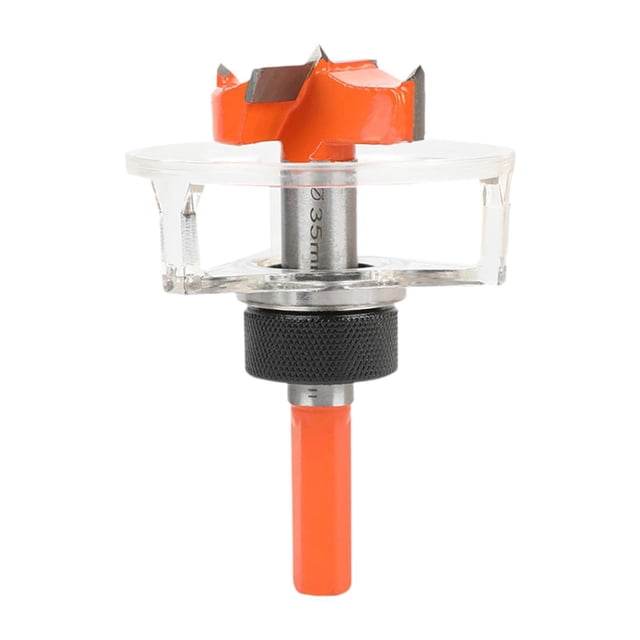 Plantilla para Bisagras DYNWAVEMX Cabezal de Taladro Abridor de Barrena 9 mm x 86 mm