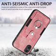 thumbnail image 6 of Feishell for iPhone XR Wallet Case with Elastic Card Holder,Premium PU Leather Shockproof TPU Bumper 360° Rotation Finger Ring Holder Kickstand Anti-Scratch Protective Phone Case,Pink, 6 of 9