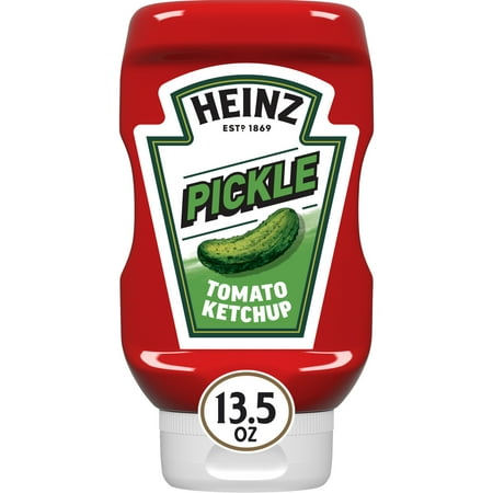 UPC 013000001809 product image for Heinz Tomato Ketchup with Pickle Seasoning  13.5 oz Bottle | upcitemdb.com