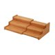 thumbnail image 4 of Estante retráctil de tres capas de bambú para condimentos, estante de cocina, estante para condimentos de restaurante, 4 of 6