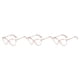 thumbnail image 5 of Minnieouse 1 par de gafas para mujer, triangulares, universales, HD, con estilo, protección solar, decorativas, a la moda, adorno para gafas, Type1 NO1, 5 of 6