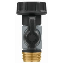 Orbit 56738 Pro Flo Metal Threaded Female/Male Hose Shut-Off Valve 3/4 In.