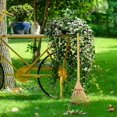 thumbnail image 3 of Gardening Bamboo Rake Hand Rakes with Claws Lawn Tool Leaf Beige Small Handle Child, 3 of 5