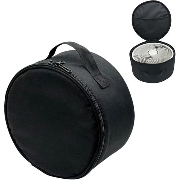 Portable Fan Storage Bag for Folding Telescopic Fan, Waterproof Foldable Table/Floor Fan Hand Bag Case for P9/P9S/P10/P11/Q7/N97/N98 (Black)