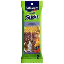 Vitakraft Crunch Sticks with Wildberry & Honey Guinea Pig Treat Sticks, 2 Sticks, 3.75 oz.