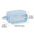 thumbnail image 2 of Nkmbld Pencil Pouch Large Capacity Pencil Case with Zipper and Clear Window, Cute Pencil Case Pouch Organizer with Multiple Pockets, 2 of 8