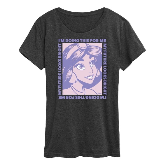 Disney Princess - Jasmine I'm Doing This For Me - Women's Short Sleeve Graphic T-Shirt