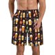 thumbnail image 1 of Balery Beer Bottles1 Traje de Baño Estilo Hawaiano para Hombre, Shorts de Secado Rápido con Bolsillos-Large, 1 of 6