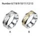 thumbnail image 2 of Anillo para Hombre Sonducket Chapado en Acero Inoxidable Decorativo Oro Talla 8, 2 of 6