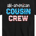 thumbnail image 3 of Instant Message - All American Cousin Crew - Toddler & Youth Short Sleeve Graphic T-Shirt, 3 of 6