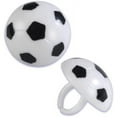 thumbnail image 4 of Sprinkle Deco 24pack 3D Soccer Cupcake / Desert / Food Decoration Topper Rings, 4 of 4