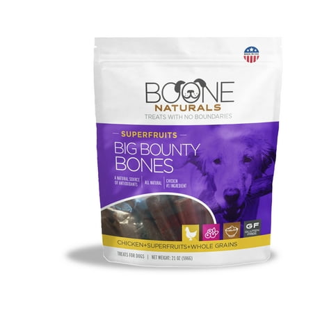 Boone Bounty Big Bones, Super Fruit, 21 oz (Best Dog Bones For Big Dogs)