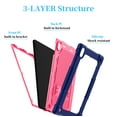 thumbnail image 7 of Kebiory Case for Onn 12.1 Inch Pro Tablet 2024 Model/Onn 12.1" Tablet Pro 100146663 Case,Shockproof Kids Case with Shoulder Strap for Walmart Onn 12.1" Tablet Pro (2024 Model:100146663)(Navy/Pink), 7 of 7