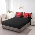 thumbnail image 4 of YST Red Rose 7-Piece Full Bed in a Bag Comforter Set – Rustic Aesthetic Animal Bedding with Sheets, 4 of 5