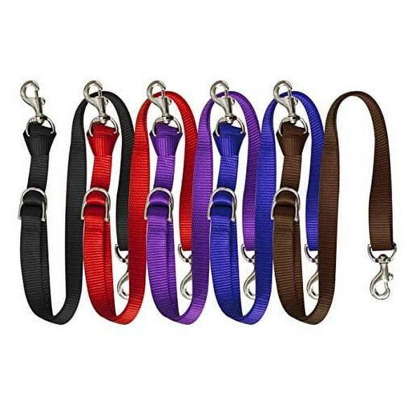 Showman Adjustable Premium Nylon Tie Down Strap (Black)