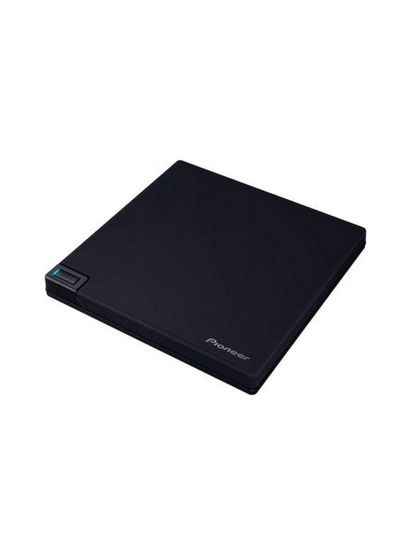 Pioneer BDR-XD08UMB-S Blu-Ray Writer 4K-UHD USB 3.2 Gen1 (USB Type-C) 2.0 Slim Portable BD/DVD/CD Writer - Black
