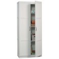 thumbnail image 1 of Pemberly Row Wood Contemporary Storage Cabinet in White, 1 of 7