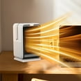 thumbnail image 1 of 1pc,1000W Portable Electric Heaters For Indoor Use, 90° Oscillation, 8H Timer, Quiet, 1 of 5