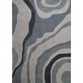 thumbnail image 1 of United Weavers Seattle Area Rugs - 2200-10372 Contemporary Grey Crust Layers Waves Banded Rug, 1 of 2